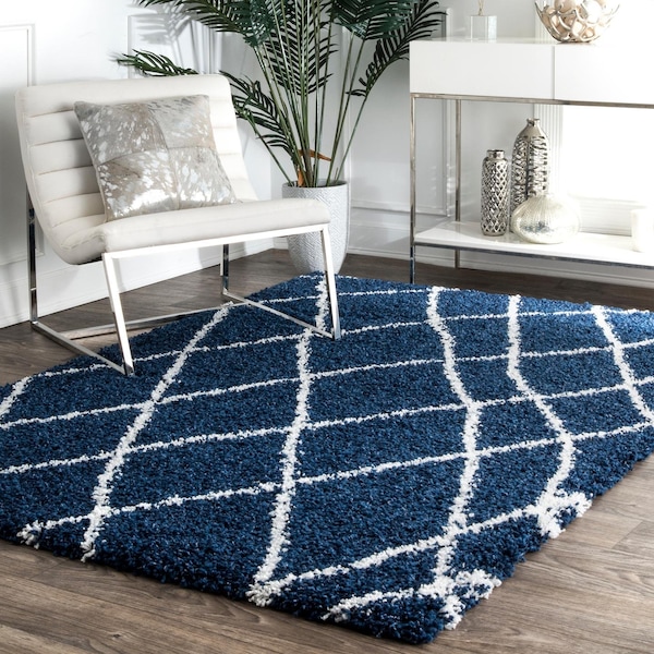 Nuloom Alvera Easy Shag Area Rug 4ft x 6ft OZSG17C406 Zoro